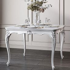 Carved frame of the table STL-020-1 made of solid wood &mdash; interior photo