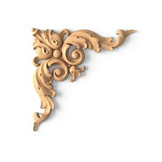 Elegant carved wooden overlay N-386 with romantic motif