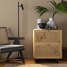 Carved Inlay N-470L for Chest of Drawers, Interior Photo