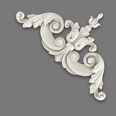 Polyurethane Corner Molding NPU-202 &mdash; decorative element with simple installation