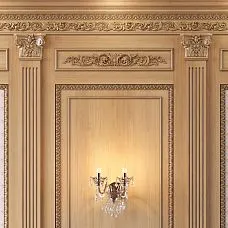 Use of Carved Molding K-001 in Wooden Interior Decor