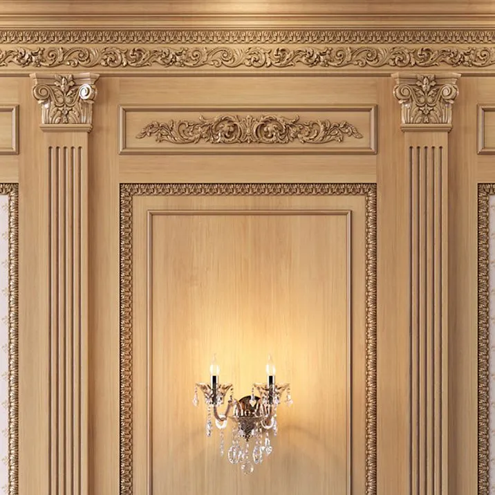 Use of Carved Molding K-001 in Wooden Interior Decor