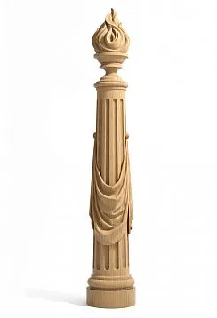 Столбы дерево лестница