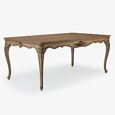 Dining table made of solid wood in classic style