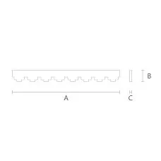 Carved Window Trim NL-1 Drawing