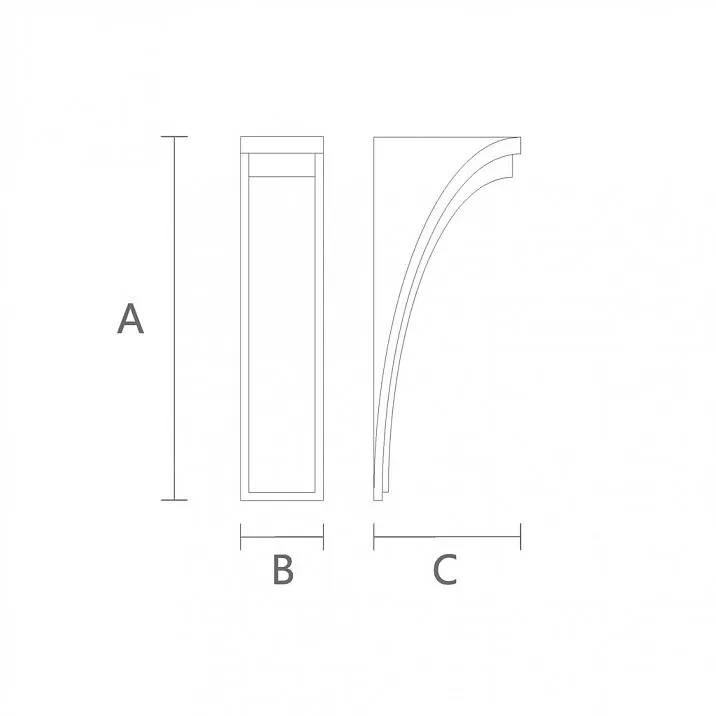 Functional Bracket KR-065 Drawing