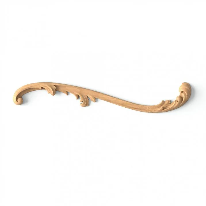 Carved Insert from Oak or Beech N-423R for Kitchen Decoration