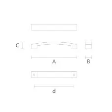 Cabinet handle spacing