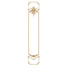 Carved wooden appliqu&eacute;s for decorating doors and walls &ndash; set C.VRS-061.