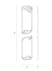 Refined interior decoration C-010-1-1R plan