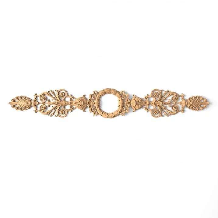 Резная накладка N-278 - деревянный декор с резьбой по дереву