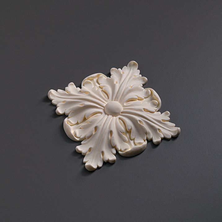Molding STAVROS rosette - polyurethane decor with high ornament detail