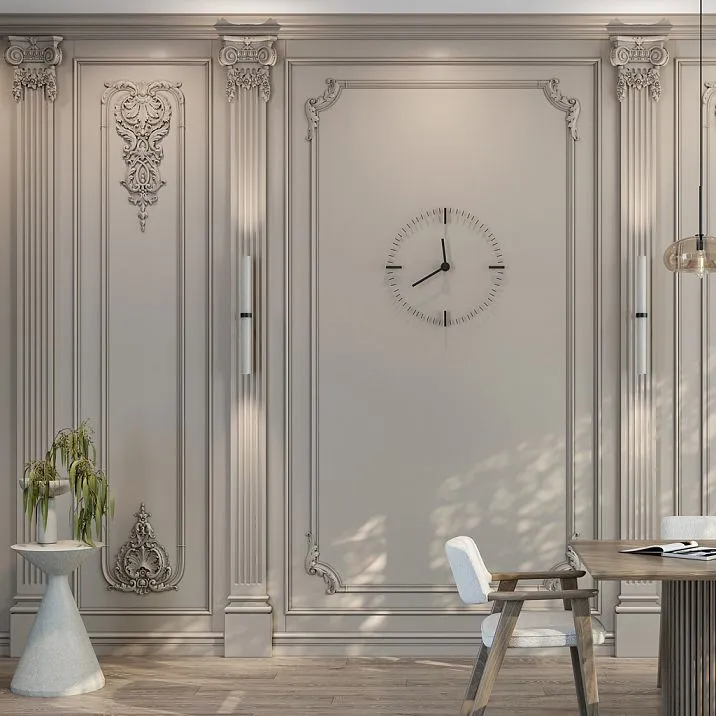 Wall molding MLD-003 from wood