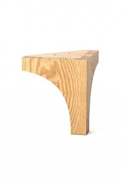 Oak wooden furniture leg