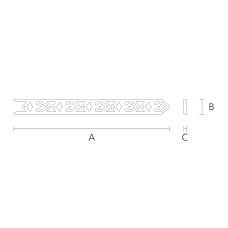 Carved Door Stop NL-3 &ndash; product drawing