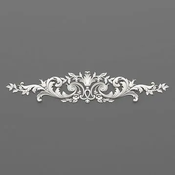 Лепной декор NPU.VRS-013 – декоративный элемент из полиуретана с классическими завитками