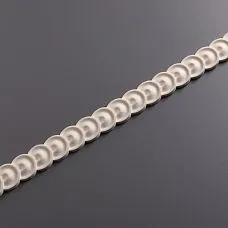 Carved KPU-003 polyurethane molding, Stavros decorative trim 20 mm wide for wall, furniture, and ceiling decoration, lightweight, moisture-resistant, and ready for painting