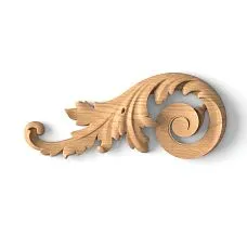 Wooden decorative element for interior design