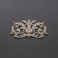 Carved polyurethane overlay NPU-040 170mm - decorative element for furniture