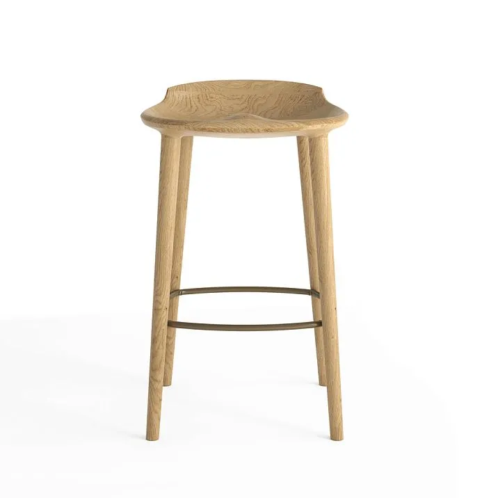 Half-bar stool STU-009 side view