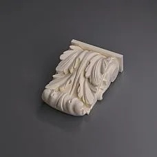 Photo of polyurethane carved bracket KRPU-036 for wall decoration