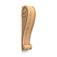 Carved Bracket KR-001 made of natural oak