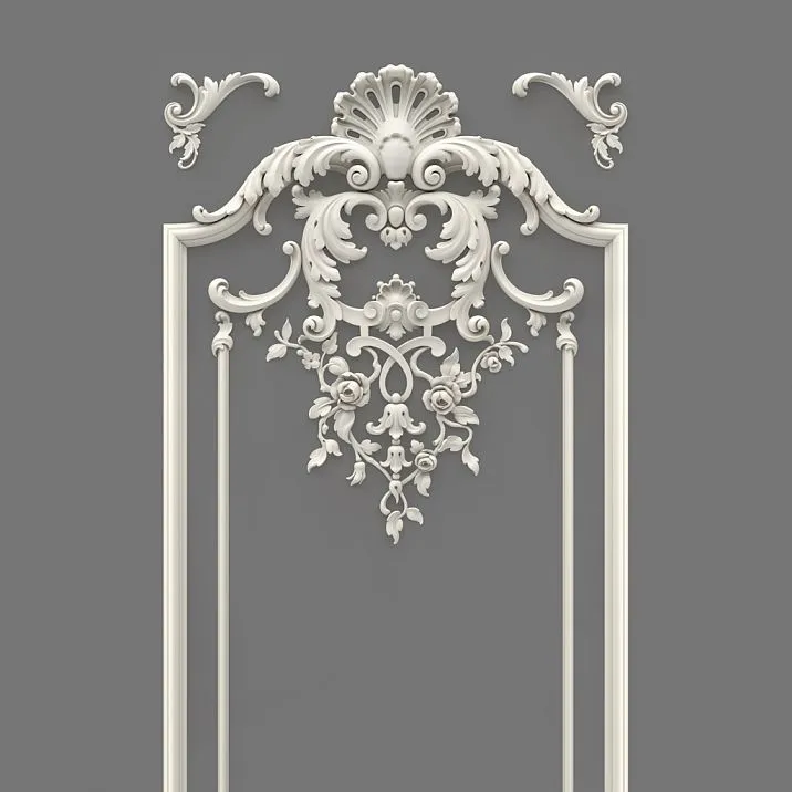 Polyurethane decoration set CPU.VRS-059 set diagram