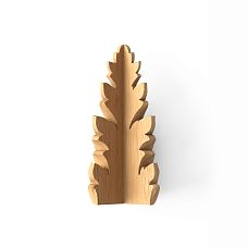 Carved wooden decor, ornament, decorative applique N-169.1
