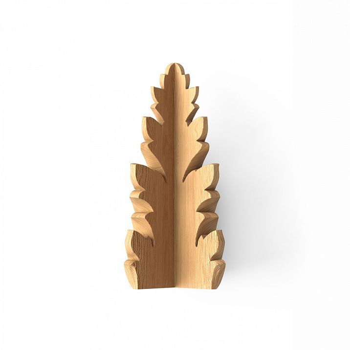 Carved wooden decor, ornament, decorative applique N-169.1