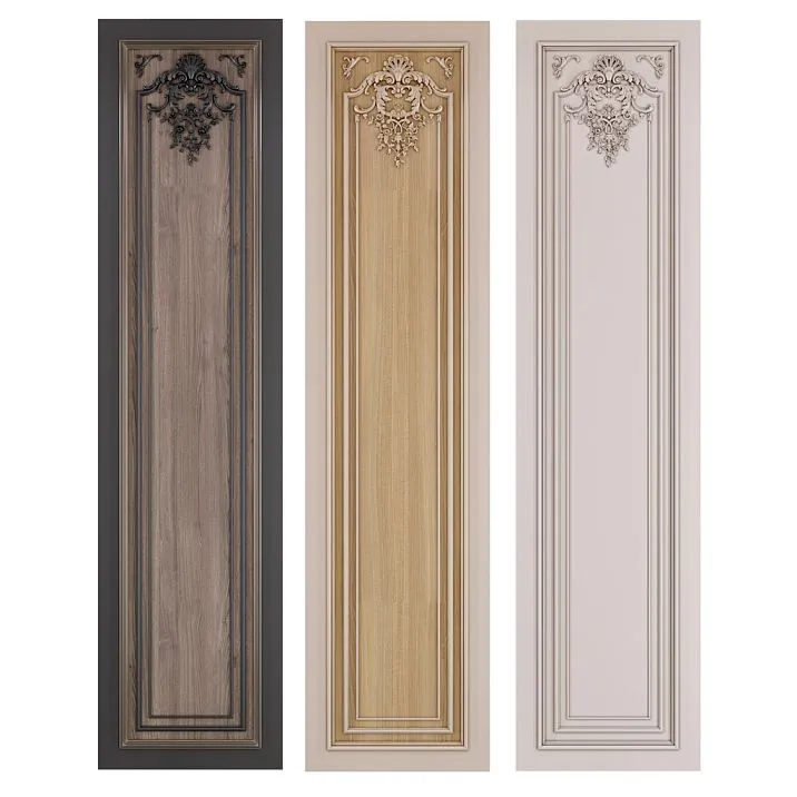 Decor set C.VRS-060 made of beech and oak solid wood photo