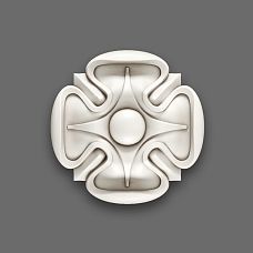 Elegant polyurethane rosette for wall moldings and classic interior decoration RPU-003 buy