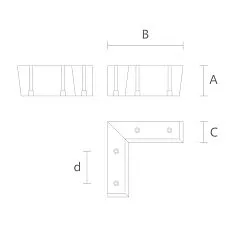 Buy Geometric Furniture Leg MN-219