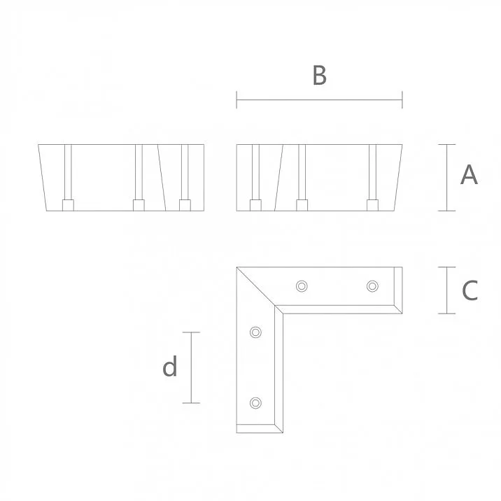 Buy Geometric Furniture Leg MN-219