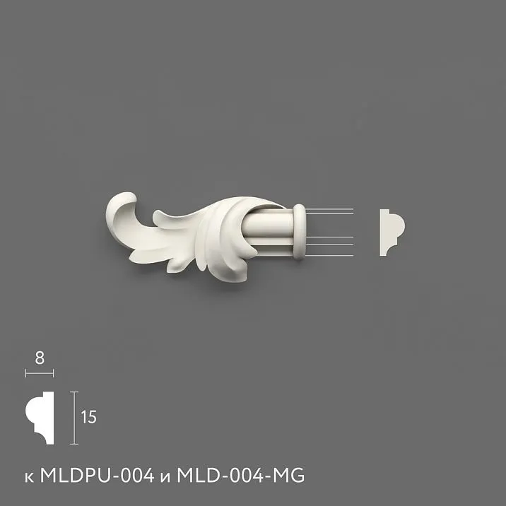 Polyurethane Molding NPU-402.1L. Molding Decor. Image 6994230c73404