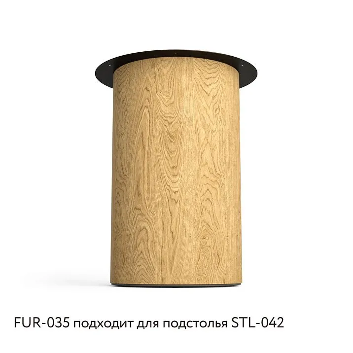 Mounting plate FUR-035. view on table frame