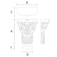 Architectural Capital KL-053 drawing