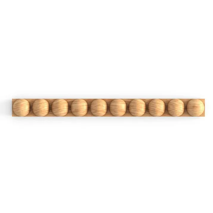 Wooden Carved Elements for Decorating Furniture and Walls, Wooden Batten K-006