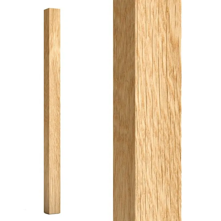 Wooden baluster L-117 for staircase, smooth