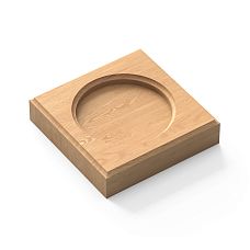 RS-003 connector socket made of beech