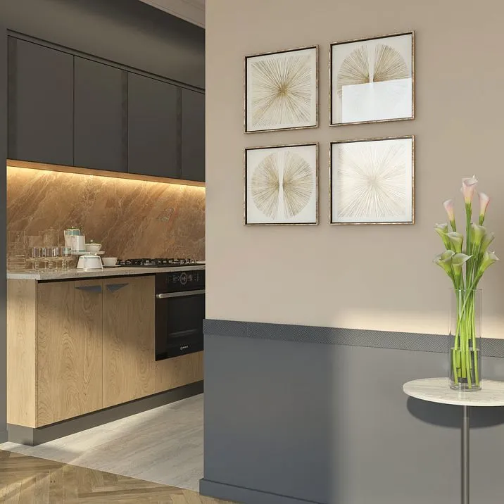 Carved polyurethane molding KPU-120 for interior finishing