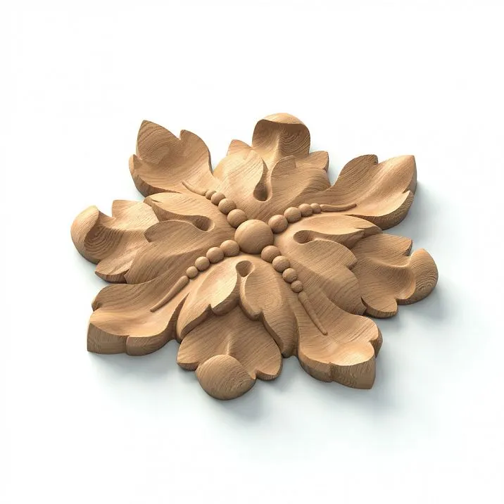 Carved Socket R-074 Against Interior Background