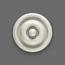 Carved polyurethane rose for classical stucco on walls and ceilings in interior design