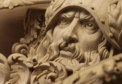 Детализированное резное украшение для архитектурных акцентов дома