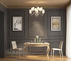 Table STL-017 schematic made of solid wood