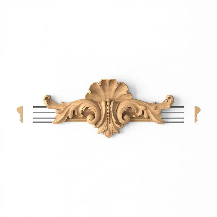 Detailed carving on the applique N-434