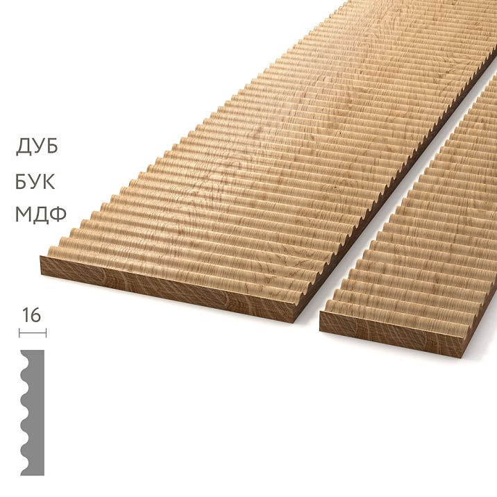 Wood trim for furniture and walls K-097