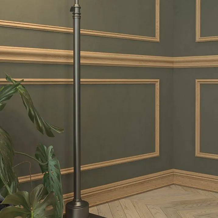 Beech wooden molding MLD-057 in interior, solid wood variant