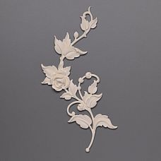 Elegant polyurethane applique NPU-468R with a pink motif for interior photography