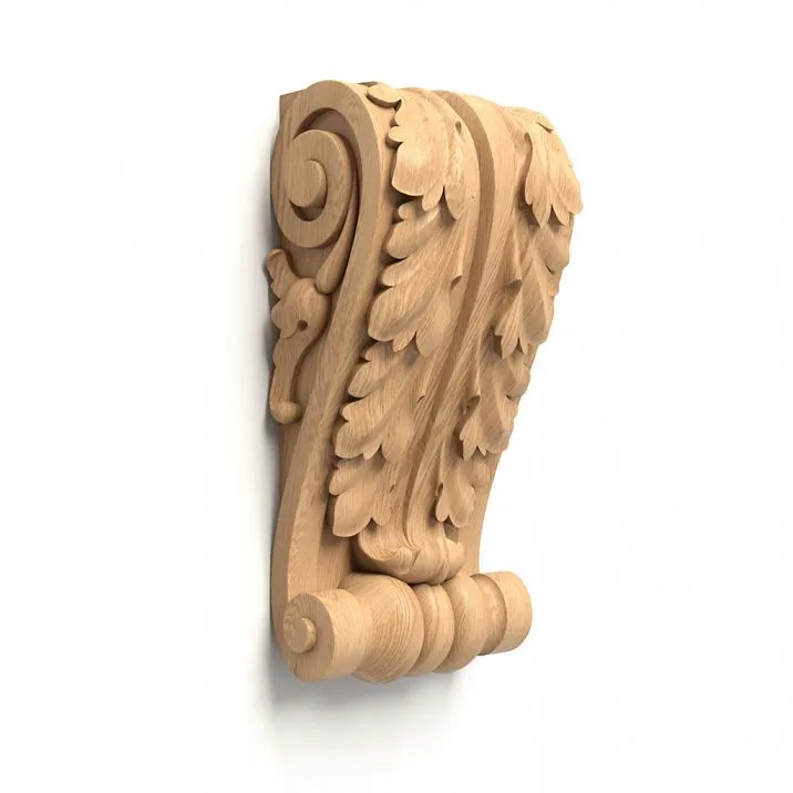 Carved Bracket KR-003 from Solid Wood