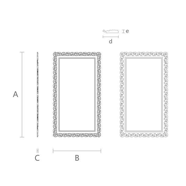 Carved frame RM-021-1 - 1
